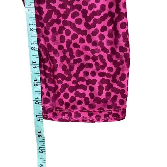 Lululemon Run Top Speed Jewelled Magenta Crop Leggings Womens Pink Purple Size 8 - Picture 3 of 5